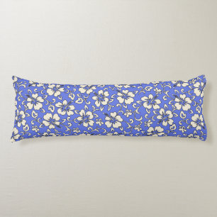 Malia Hibiscus Hawaiian Pareau Print Body Pillow