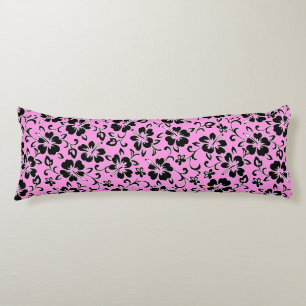 Malia Hibiscus Hawaiian Pareau Print Body Pillow