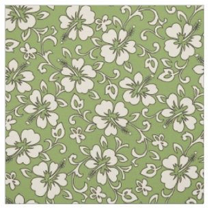 Malia Hibiscus Hawaiian Pareau Print Fabric