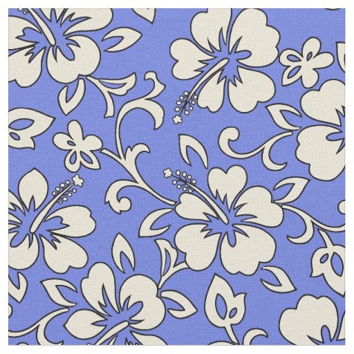 Malia Hibiscus Hawaiian Pareau Print Fabric