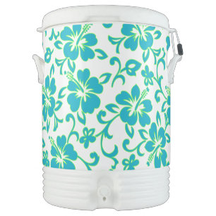 Malia Hibiscus Hawaiian Tropical Drink Coolers Cooler
