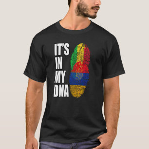 Malian And Armenian Mix DNA Heritage Flag T-Shirt