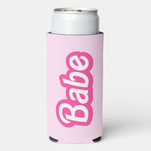 Malibu Babe Malibu Pink Bachelorette Bride Seltzer Can Cooler