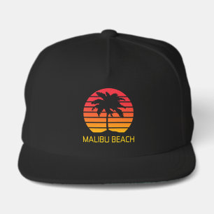 Malibu Beach California T-Shirt Snap Back Hat