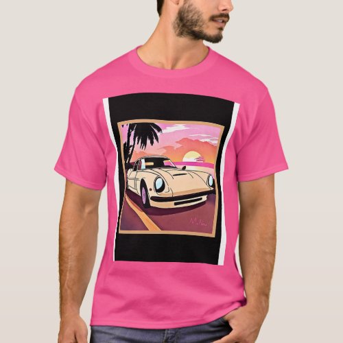 Malibu Beach Driving T_Shirt