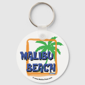 Malibu Beach Palm Tree Keychain