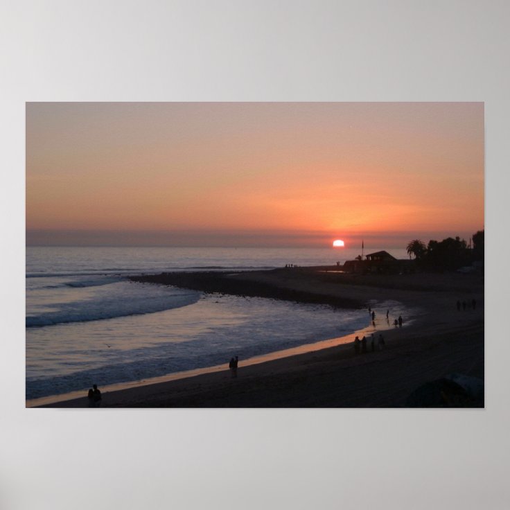 Malibu Beach Poster Zazzle