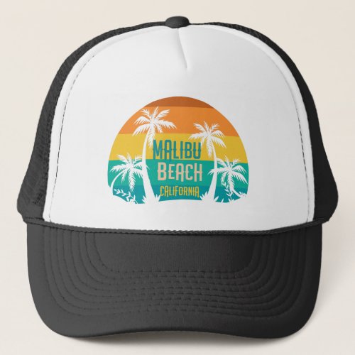 Malibu Beach Retro Trucker Hat