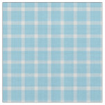Malibu Blue Checkered Gingham Plaid Fabric