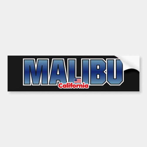 Malibu Bumper Bumper Sticker