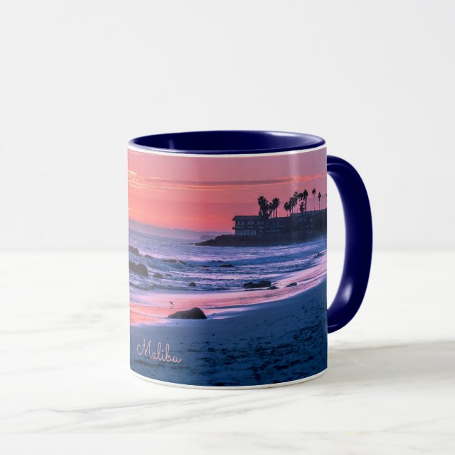 Malibu, CA, beautiful scenic photograph,  Mug (Front Right)