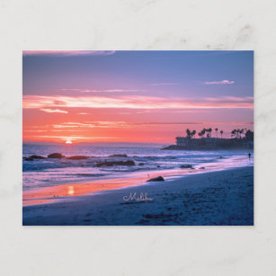 Zuma Beach At Sunset Malibu, Ca Jigsaw Puzzle