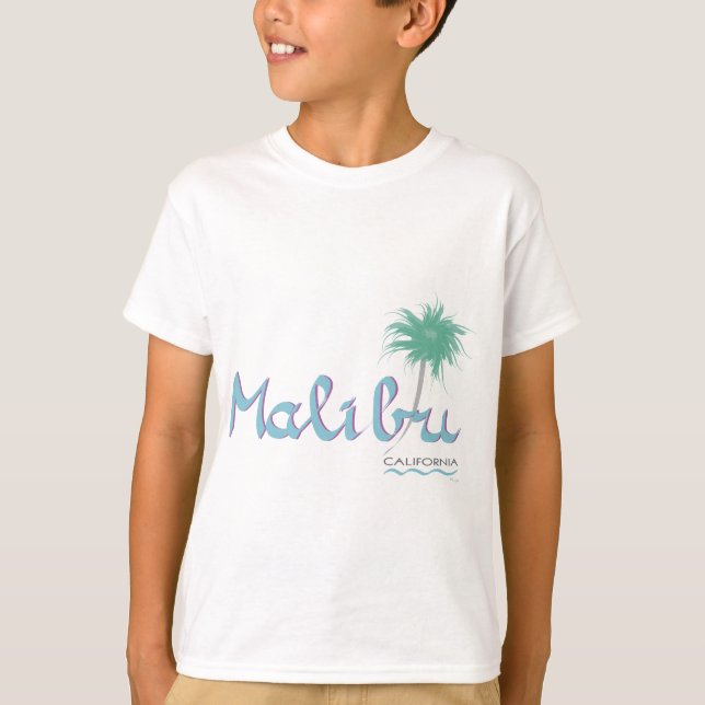 Malibu, CA Kid's T-shirt (Front)