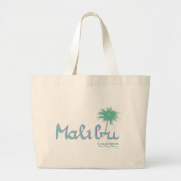 Malibu, CA Large Tote Bag