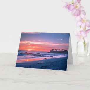 Malibu, CA picturesque photograph Card