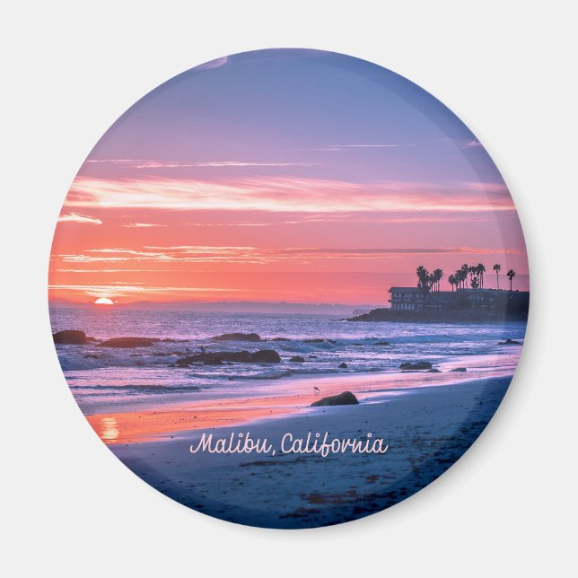 Malibu, CA picturesque photograph Magnet (Front)