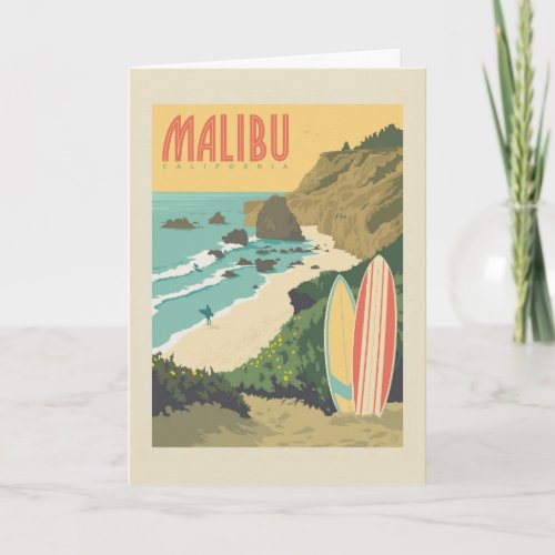 Malibu California Card