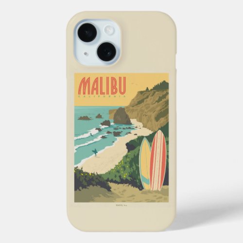 Malibu California iPhone 15 Case