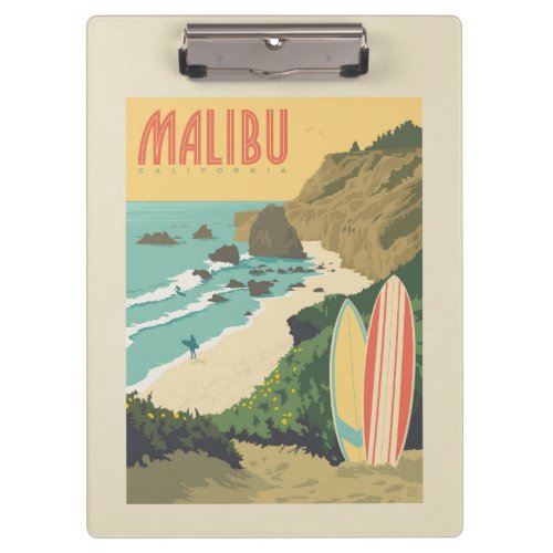 Malibu California Clipboard