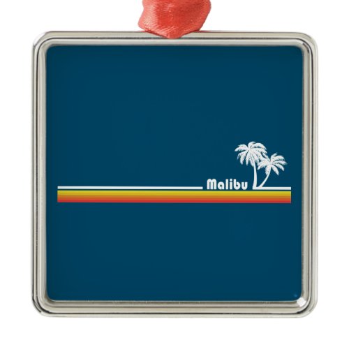 Malibu, California Metal Ornament