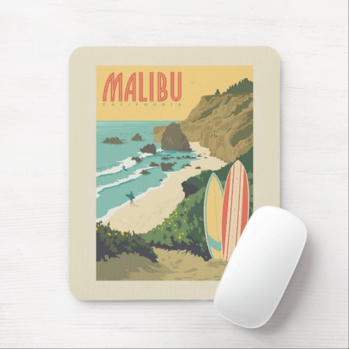 Malibu California Mouse Pad