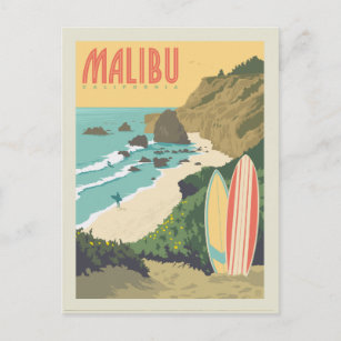 Malibu, California Postcard