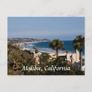 Zuma Beach - Malibu, Ca. vintage postcard