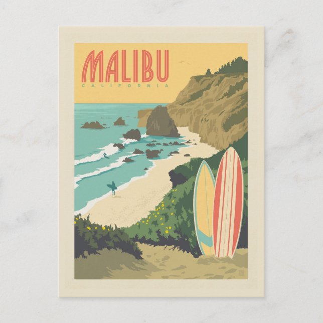 Malibu, California Postcard (Front)