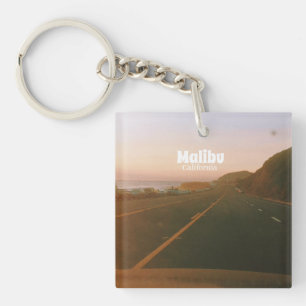 Malibu, California Road Trip Keychain