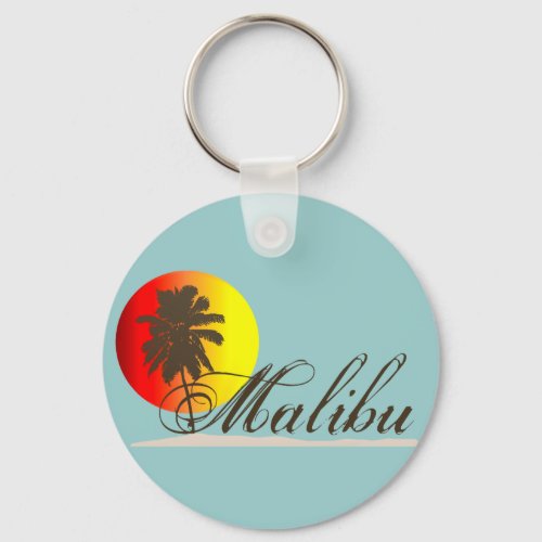 Malibu California Souvenir Keychain
