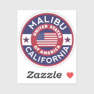 MALIBU, California Sticker