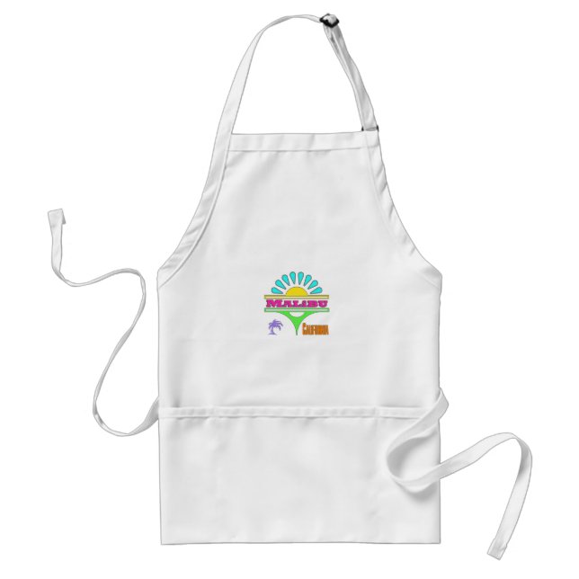"Malibu Colorful 1" Apron (Front)