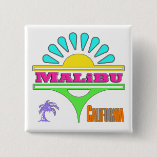 "Malibu Colorful 1" Button