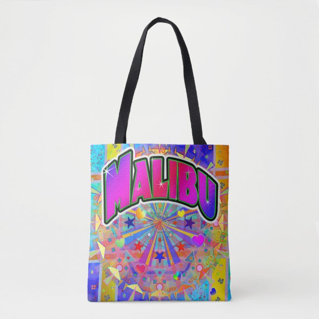 Malibu Cosmic Unity Tote Bag (Front)