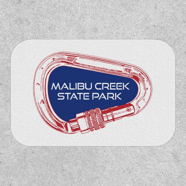 Malibu Creek State Park Rock Climbing Carabiner Patch (Front)