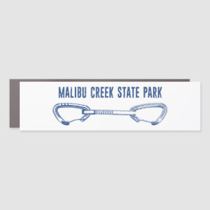 Malibu Creek State Park Rock Climbing Quickdraw Car Magnet