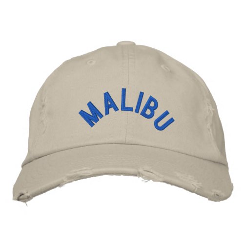 MALIBU DISTRESSED CHINO TWILL CAP