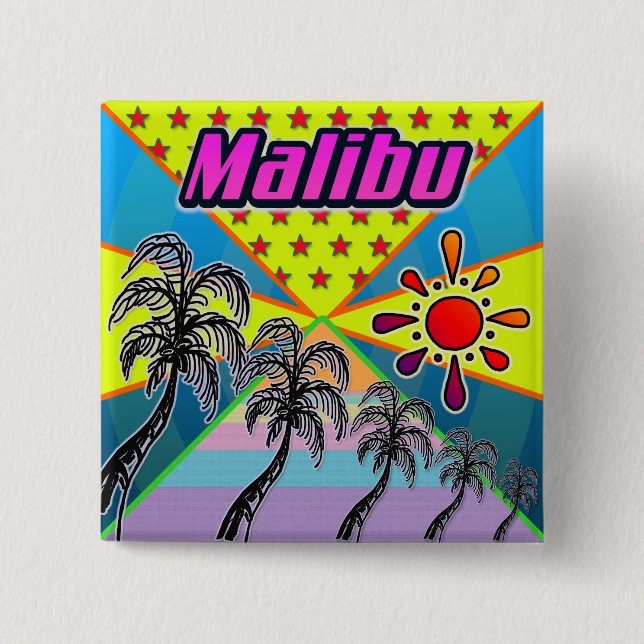 Malibu Freedom Button (Front)