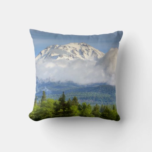 Malibu Gem Mount Shasta Cotton Pillow