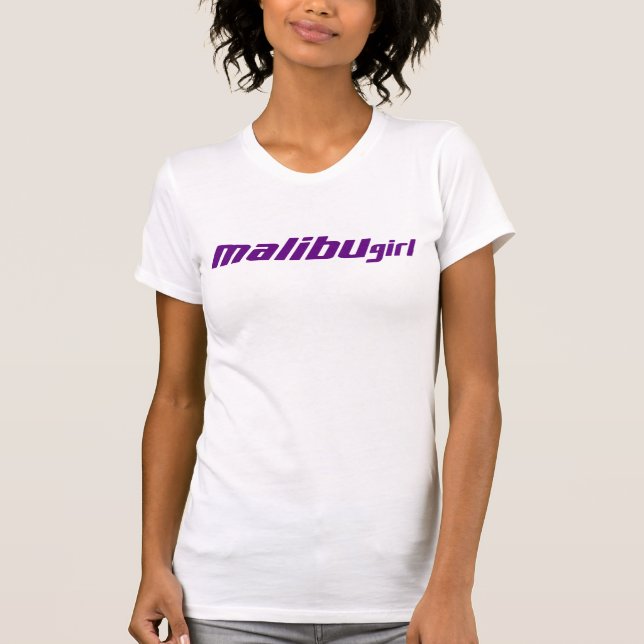 Malibu Girl Purple T-Shirt (Front)