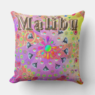 Malibu Lucky Golden Pillow
