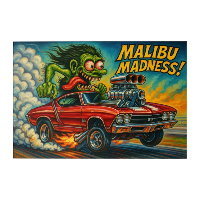 Malibu Madness Acrylic Wall Art (Front)