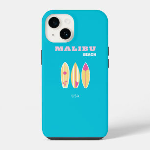 Malibu, Malibu Beach, Tropical, Preppy, Preppy Art iPhone 14 Case
