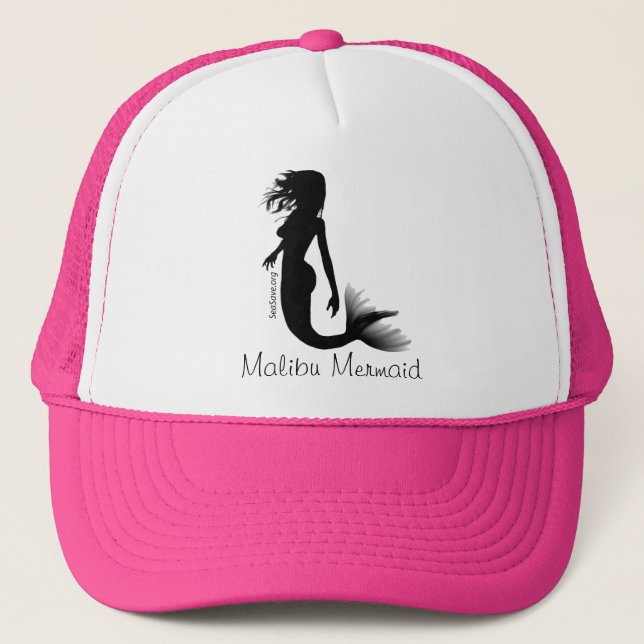 Malibu Mermaid Pink Cap (Front)