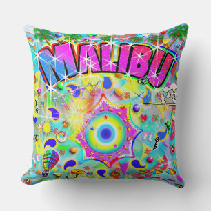 Malibu Mystic Dance Throw Pillow