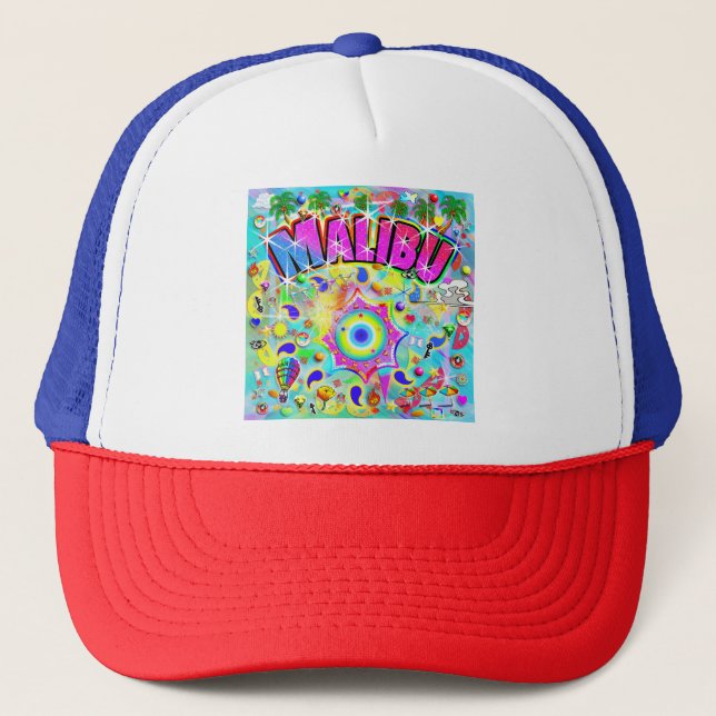 Malibu Mystic Dance Trucker Hat (Front)