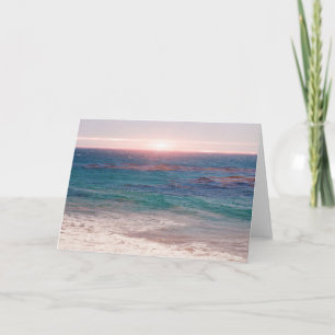 Malibu Ocean Dreams Colors of Sea Note Card