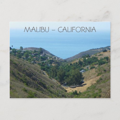 Malibu Postcard Postcard