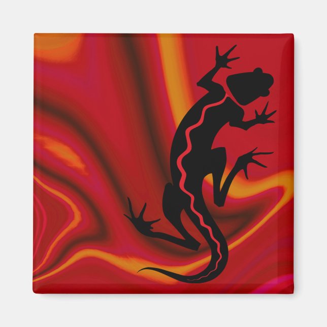 "Malibu Salamander" by Cheryl Daniels Magnet (Front)