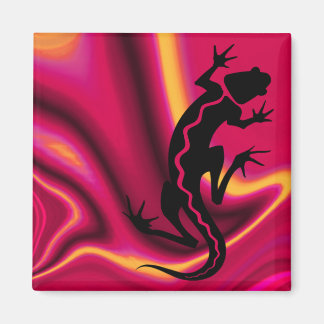 "Malibu Salamander" by Cheryl Daniels Magnet